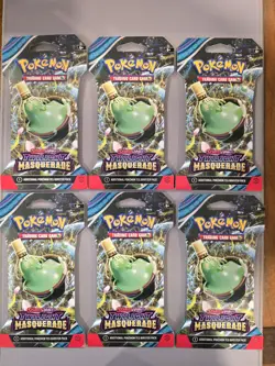 Pokemon Twilight Masquerade Sleeved Booster Packs X6 - Image 1