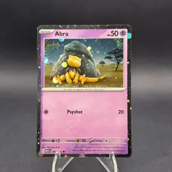 Guaranteed HD COSMOS HOLO HD Abra 063/165 - Pokemon 151 Promo - Image 1