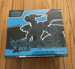 Pokemon Center Exclusive Black Bolt Elite Trainer Box ETB New Sealed - Image 1