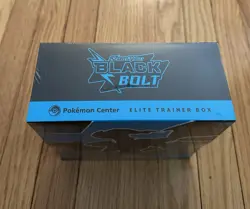 Pokemon Center Exclusive Black Bolt Elite Trainer Box ETB New Sealed - Image 5