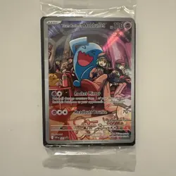 Team Rocket’s Wobbufett SVP203 Pokemon Center Stamped Promo SEALED - Image 1