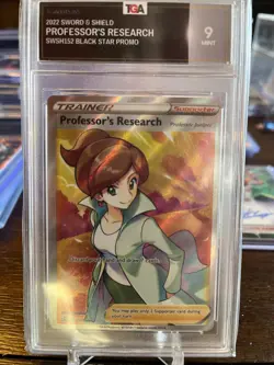 TGA 10 MINT 2022 Pokemon Professor's Research SWSH152 Black Star Promo - Image 1