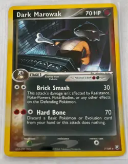Dark Marowak 7/109 Holo - Pokemon Tcg - Image 1