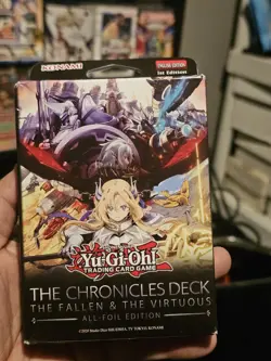 YUGIOH THE CHRONICLES DECK THE FALLEN & THE VIRTUOUS English Version New Sealed - Image 1