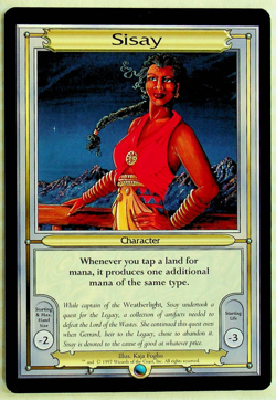Sisay (Oversized) - Vanguard - 1997 - Magic the Gathering - Image 1