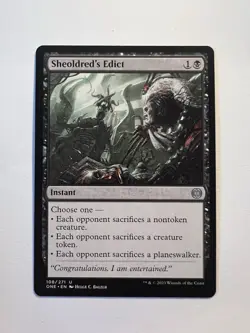 Sheoldred's Edict - MTG Phyrexia: All Will Be One - NM - Image 1