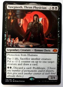 MTG Dominaria Remastered - Yawgmoth, Thran Physician - Mythic #110 NM - Image 1