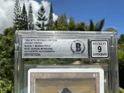 OBSIANUS GOLEM, ARTIST PAINTING / PROOF, REVISED, 1994 MTG, JESPER MYRFORS, BAS - Image 3