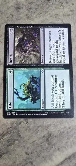 Life Death Dominaria Remastered Regular Sorcery Uncommon MTG NM - Image 1