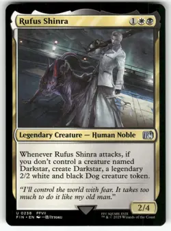 MTG FINAL FANTASY #238 Rufus Shinra NM+ - Image 1