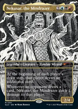 MTG - Nekusar, the Mindrazer - Fanart Secret Lair - EDH / Playtest - Image 1
