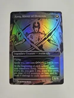 Avatar Aang - 0308, Borderless Art Foil, Avatar, Magic MTG NM - Image 2