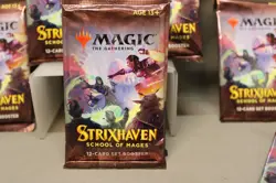 WIZARD OF THE MAGIC THE GATHERING STRIXHAVEN SCHOOL OF IMAGES LOT OF 10 PACKS c - Image 2