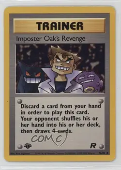 Imposter Oak's Revenge 1st Ed. Pokemon Team Rocket #76 2000 - Image 1