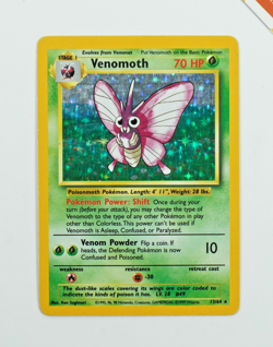 Pokemon Venomoth 13/64 Jungle English Holo NO SYMBOL ERROR - Image 1