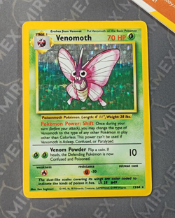 Pokemon Venomoth 13/64 Jungle English Holo NO SYMBOL ERROR - Image 2