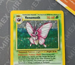 Pokemon Venomoth 13/64 Jungle English Holo NO SYMBOL ERROR - Image 3
