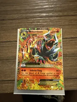 Pokemon TCG Mega-Houndoom-EX Holo Rare Card Breakthrough 22/162 - Image 2