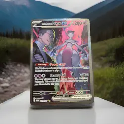 Pokemon TCG Team Rocket's Mewtwo ex 231/182 SIR Destined Rivals 🔥🔥 - Image 2