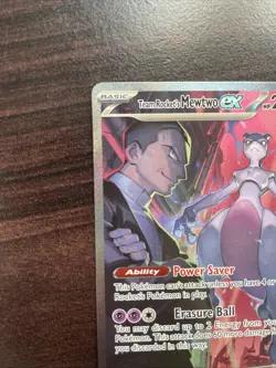Pokemon TCG Team Rocket's Mewtwo ex 231/182 SIR Destined Rivals 🔥🔥 - Image 3