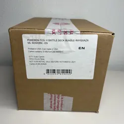 NEW - Pokemon TCG: V Battle Deck -Rayquaza vs Noivern - Multicolor SEALED BOX 820650809491 - Image 1