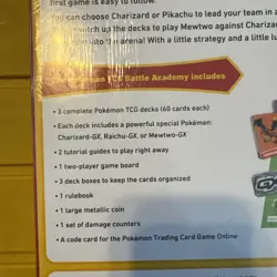 Pokemon TCG Battle Academy Box Game Pikachu Mewtwo Charizard Deck Factory Sealed 820650807893 - Image 4