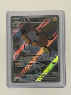 Pokemon Paldea Evolved Raichu Illustration Rare#211 Pack Fresh - Image 1