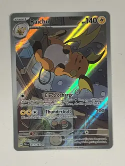 Pokemon Paldea Evolved Raichu Illustration Rare#211 Pack Fresh - Image 4