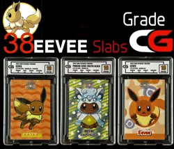 LOT 38 SLABS Pokemon ALL EEVEE Slabs! CG Pristine 10 PONCHO Non TCG - Image 1