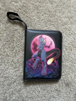 Pokemon TCG Card Binder Mewtwo Mew 4 Pockets - Image 1