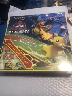 Pokemon TCG: BATTLE ACADEMY BOX | PIKACHU MEWTWO CHARIZARD CARDS Rip SEALED 820650807893 - Image 1