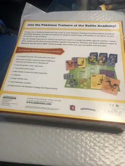 Pokemon TCG: BATTLE ACADEMY BOX | PIKACHU MEWTWO CHARIZARD CARDS Rip SEALED 820650807893 - Image 2
