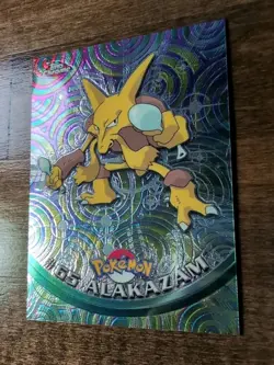 Pokemon Topps 2000 Chrome Alakazam NM - Image 2