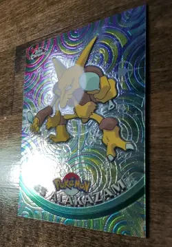Pokemon Topps 2000 Chrome Alakazam NM - Image 3