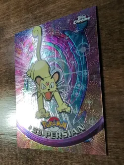 Pokemon Topps Chrome 2000 Persian NM - Image 2