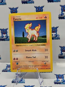 Ponyta 60/102 Base Set Shadowless - Pokemon HP - Image 1
