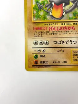 NM- Pokemon Card Aerodactyl Fossil Lv.28 No.142 Holo OLD BACK JAPAN - Image 4