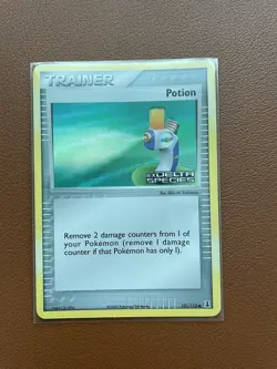 Pokemon POTION EX DELTA SPECIES STAMPED 101/113 Foil Trainer NM Holo Rare - Image 1
