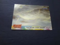 1999 Topps Pokemon the First Movie Future Looks Bright Silver Foil #41 Blue Logo - Image 1