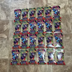 24 Brand New Packs POKEMON TCG: Phantasmal Flames Sleeved Booster Packs - Image 1