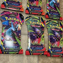 24 Brand New Packs POKEMON TCG: Phantasmal Flames Sleeved Booster Packs - Image 5