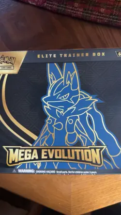 Pokemon TCG Mega Evolution Lucario ETB Elite Trainer Box - New Sealed - Image 1