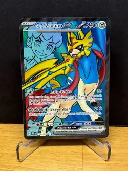 Pokemon TCG Journey Together HOP'S ZACIAN EX Full Art Card 176/159 - Image 1