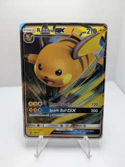 Raichu GX SM213 - Black Star Promo Pokemon Card NM - Image 1