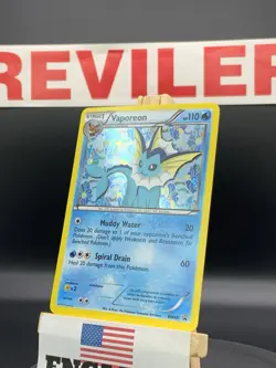 Pokemon Vaporeon - Black and White Promos BW89 Holo - HP - Image 3