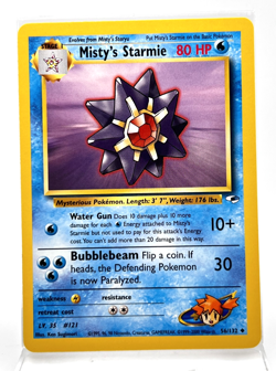 Misty's Starmie 56/132 Pokemon Card Gym Heroes 2000 LP - Image 1