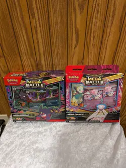 Pokemon Mega Gengar ex & Mega Diancie ex Mega Battle Boxes NEW SEALED - Image 1