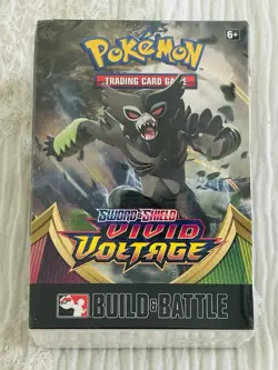 Pokemon TCG Sword & Shield Vivid Voltage Build and Battle Box Factory Sealed 820650807718 - Image 1