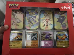 Pokemon 151- Mini Tin 4 Pack. Sams Club Exclusive. New Sealed - Image 1