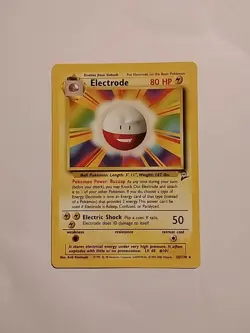 Pokemon ELECTRODE Card 25/130 Rare Base Set 2 LP Light Play English Regular - Image 1